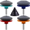 4Pcs Universal Lawnmower Blade Sharpener Kit with Diamond Rotary Stones
