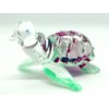 Sansukjai Turtle Sea Miniature Tiny Figurines Animals Hand Blown Glass