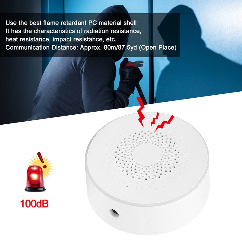 Sound Light Siren 100Db 2.4Ghz Wireless Linkage Intelligent for TUYA