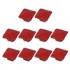 UTALIND 10PCS Cabinet Knobs Square Dresser Knobs, Ceramic Decorative Cabinet
