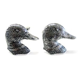 Kiola Designs Mallard Duck Head Cufflinks