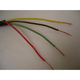 amarican wire Trailer Light Cable Wiring Harness 14-4 14 Gauge 4 Wire Jacketed Black Flexible