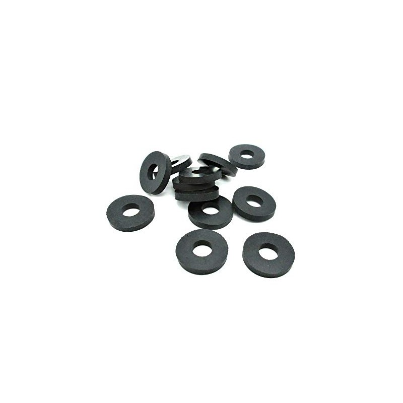 Black Rubber Washer Large Rubber Washers 1 1/4" OD x