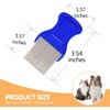 2 Pack Head Hair Comb Double Sided Hair Comb Removal