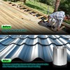 4" x 50' Aluminum Flashing Roll, 0.2mm Thick Roof Flashing,