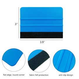 Ewrap Vinyl Film Tool Set, Window Tint Kit, Narrow Edges, Wrapping Tools, Vinyl Application Tools Including Wrap Sticks, Felt Squeegees, Trimming Tools