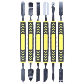 Spudger de Acero Inoxidable de 6 Piezas, Herramienta de Palanca Spudger de Metal, Herramienta de Apertura de Palanca, Kits de Reparación de Computadoras Y Dispositivos Móviles para Abrir Teléfonos