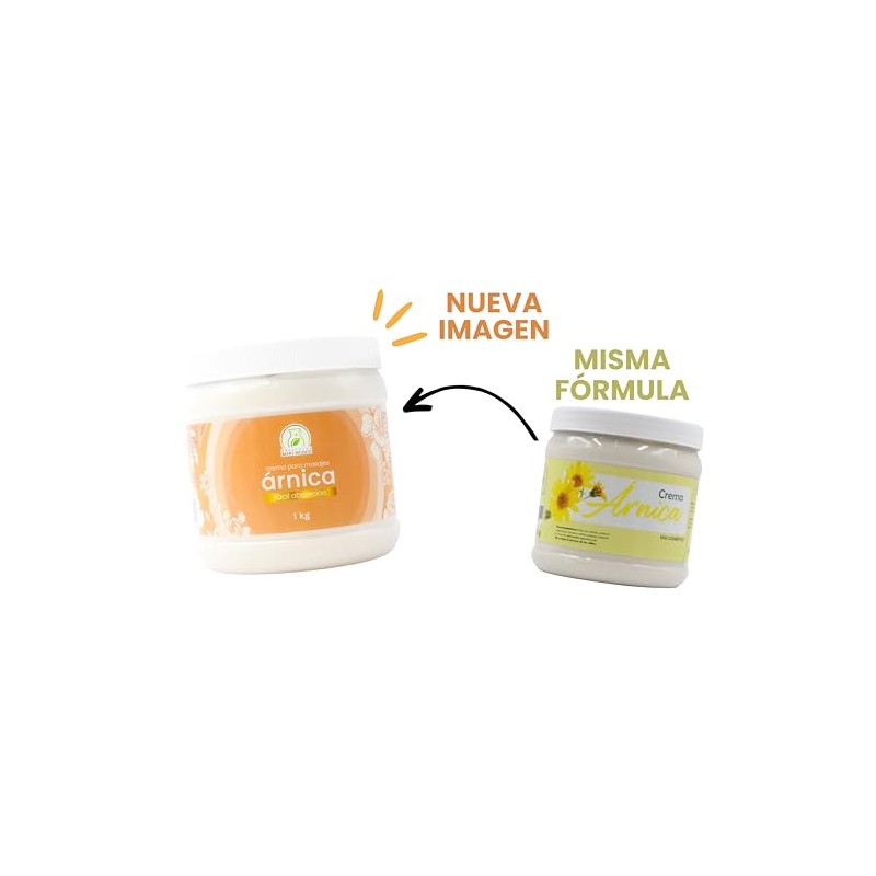 Crema Extracto De Árnica Para Masajes 1 Kilo Productos Mart