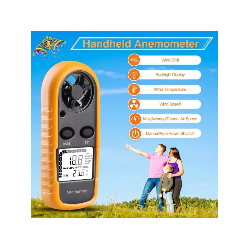 디지털 풍속계 휴대용 Digital Anemometer Portable
