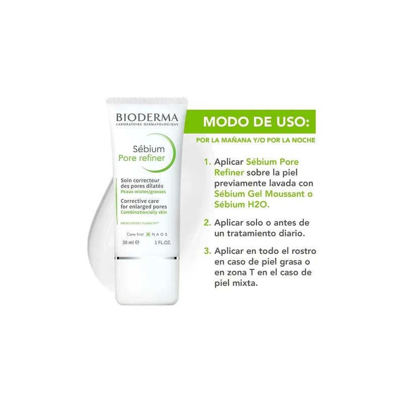 Bioderma Corrector de Poros, Sébium Pore Refiner 30 ml