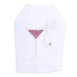 Drink & Shoe - Dog Tank, S White
