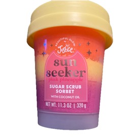 Justice Sun Seeker Pink Pineapple Sugar Scrub Sorbet With Coconut Oil. New!