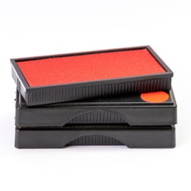 Vivid Stamp Q-400 X-Large Replacement Ink Pad - (3 Pack) - Red