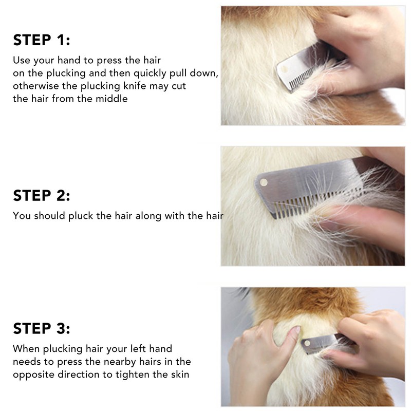 Dog Stripping Knife Eliminate Knots Reduce Hair Loss Professional Dog