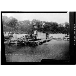 HistoricalFindings Photo: Mississippi River 9-Foot Channel,Lock & Dam No. 19,Keokuk,Lee County,IA,Iowa,60