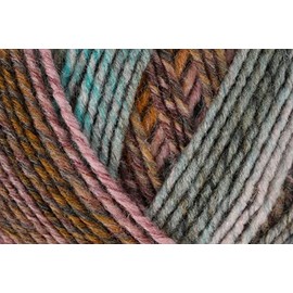 Sirdar Jewelspun Crochet Aran Yarn, 100% Acrylic Knitting Wool for Garments Accessories - 200G Ball - Setting Sun (843) - Single (1 Ball)