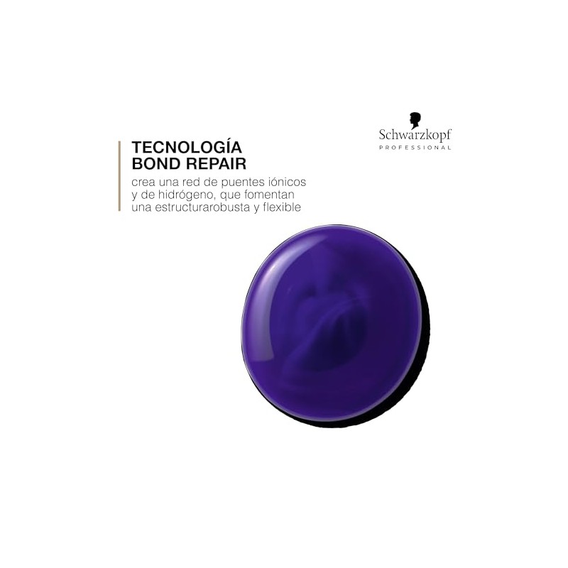 BLOND ME - Bond Repair Shampoo Matizador Morado, Cabello Rubio