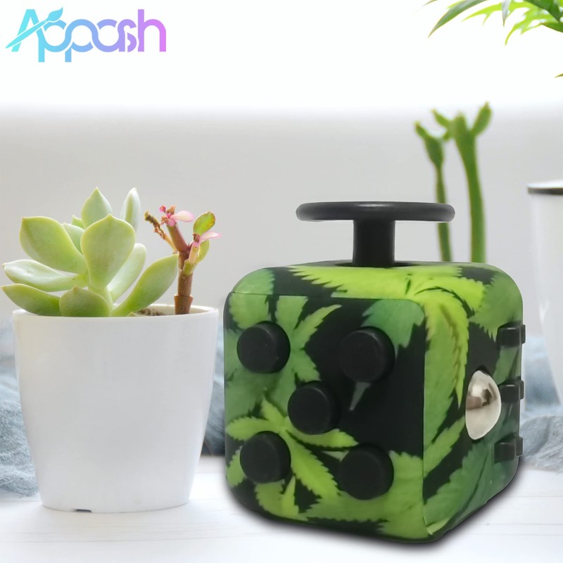 Appash Cube Fidget Toy Stress Anxiety Pressure Relieving Toy[Gift Idea](Leaves)