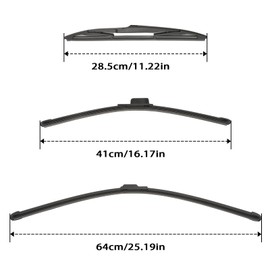 Windshield Wipers Fits for Hyundai Tucson 2022 2023 Wiper Blades with Front 26 In &16 In &Rear Wiper Blade 11 In