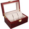 Uten 3 Grids Watch Box Storage Case Organizer Jewellery Display