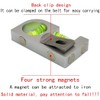 with magnetic Solid aluminum alloy Mini level ruler portable mini