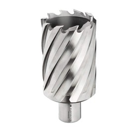 EUROBOOR Annular Cutter - 5/8" Diameter HSS Cutter & Pin with 2" Cut Depth & Universal Nitto/Weldon Shank - HCLU.5/8