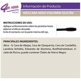 Prosa 4 en 1  2 Pack Mascara Pestañas Rimel Varios Modelos  1 Jabón 50g La Artesanal (Maxi-Volumen Silicón)