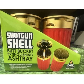(2) Shell Butt Bucket for Car Home Outdoor Portable Ash Holder