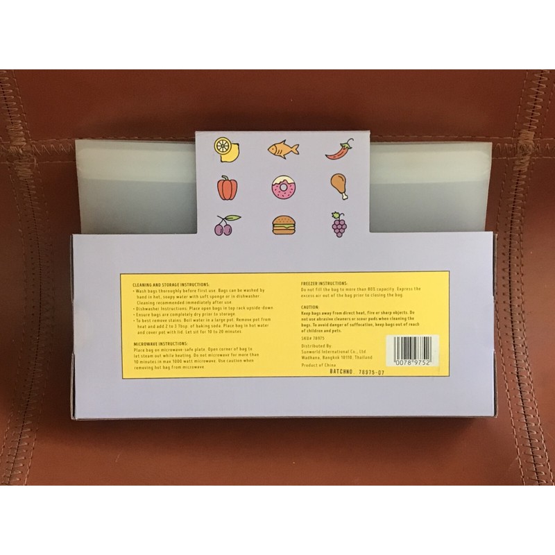 Trader Joe's Reusable Silcone Food Storage Bag Half GallonLimited Edition