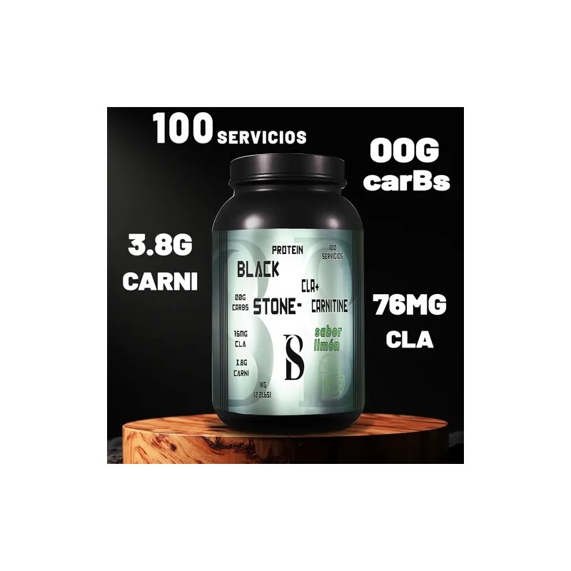 Cla Carnitina 1kg Black Stone 100 Servicios Pre Entreno