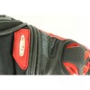 XRC Run 1/2 Men's Leather Motorcycle Gloves Black/Red XXL