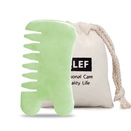 Jade Gua Sha Scraping Massage Tool Hand Made Jade Guasha Board, Tools for SPA Trigger Point Message on Face Arm Foot Small