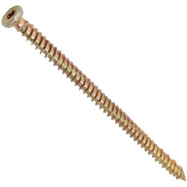 AERZETIX - Set of 20 - Concrete Screws - Direct Mounting without Dowels - Diameter 7.5 x 132 mm - Countersunk Head - Recess - DIY - Renovation - C44669