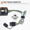 CARROFIX Custom Fit Vehicle Wiring Harness with 4-Way Flat Trailer
