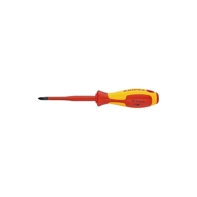 Knipex 98 25 01 SL Screwdriver (Slim) for Cross-recessed Screws