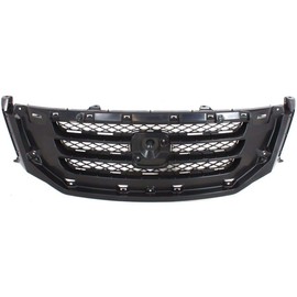 FITRITE AUTO PARTS New Front Grille For 2008-2010 Honda Odyssey, Made Of Plastic, As OEM Will Not Include Chrome Outer Molding, Matte-Black HO1200190 71121SHJA02