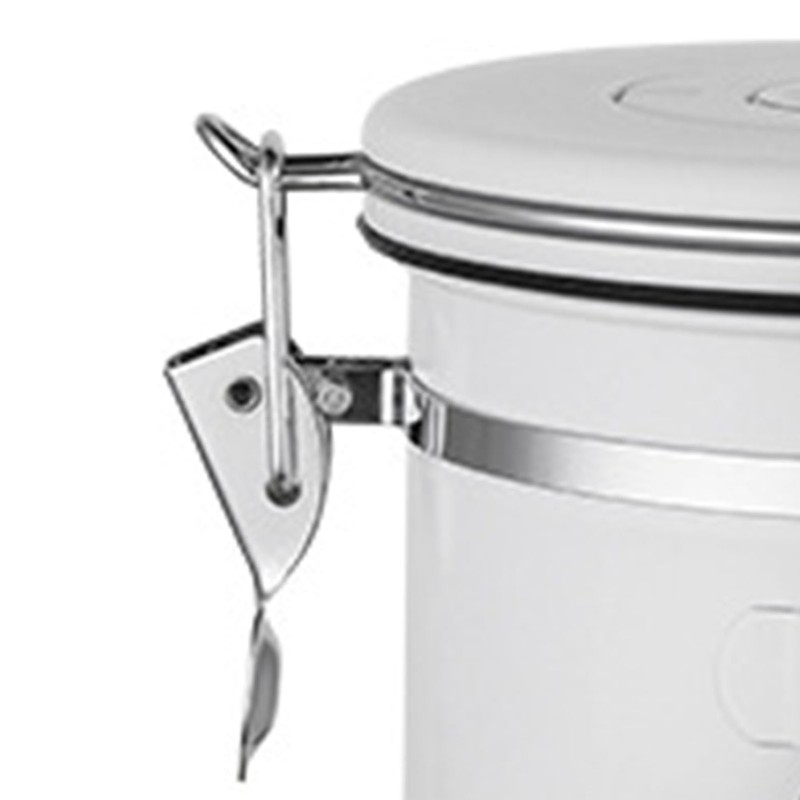 Coffee Canister 1.2L Stainless Steel Versatile Airtight Food Storage Container