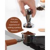 58mm Stainless Steel Espresso Tamper, Flat Base Coffee Tamper, Tamper
