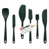 DI ORO 6-Piece Silicone Spatula Set - Heat-Resistant Kitchen Utensils