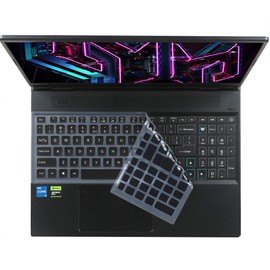 Silicone Keyboard Cover Skin Compatible for 2024 Acer Predator Helios Neo 16 PHN16-72 Gaming Laptop & 2024 Acer Predator Helios 16 PH16-72 Gaming Laptop (Black)