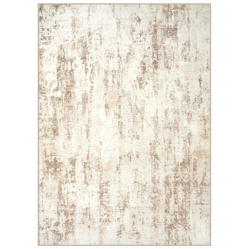 8x10 Area Rugs Washable Rug: Modern Abstract Living Room Rug