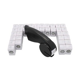 Bira Cassette Craft Punch Alphabet+Number Set 36 Piece with Handle for Paper Crafting