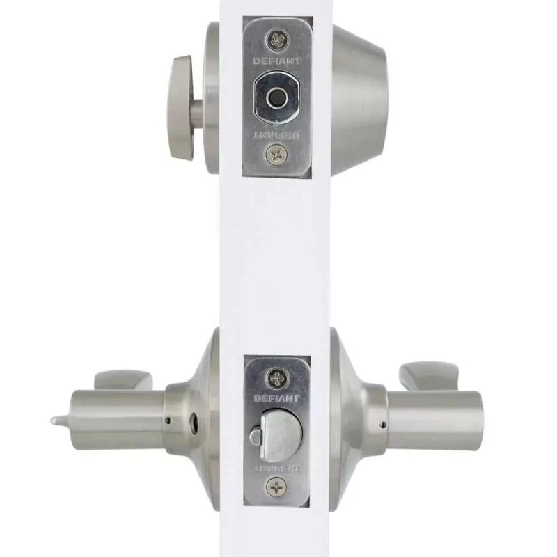 Defiant NEW Defiant Naples Satin Nickel Combo Pack with Single