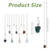 DICOSMETIC 8Pcs Natural Gemstone Ceiling Fan Pull Chains Extension 17