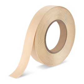 BEVTEE Wood Edge Banding 3/4 in × 50 ft, Iron on Birch Plywood Veneer Roll