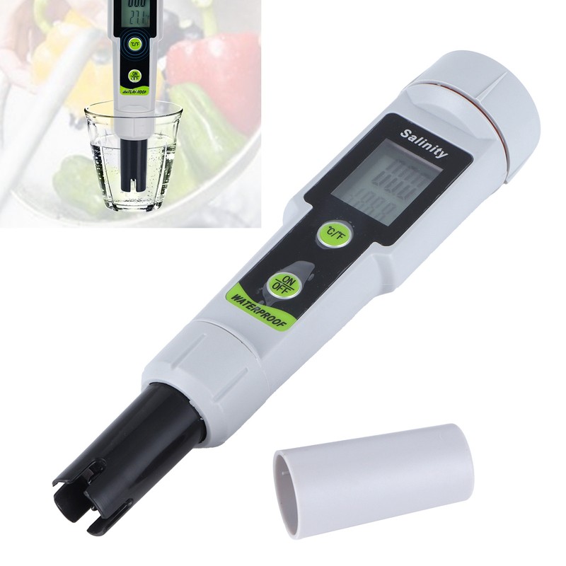 Salinity Meter Digital PenType Salinity Tester for Seawater Salt Water