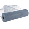 Poly Hessian Decorative Mesh 90 x 30 Feet Silver