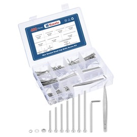 Kozelo 480pcs M3 Socket Head Cap Screws Bolts Nuts Assortment Kit - [M3x30/35/40/45/50/55/60mm] 304 Stainless Steel Allen Socket Drive for 3D Printer with Allen Wrench