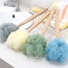 Arswin Loofah Back Scrubber for Shower,Wooden Handle Bath Sponge Lufa