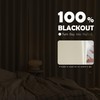 Beauoop Blackout Curtains for Bedroom Beige Curtains 72 Drop Herringbone